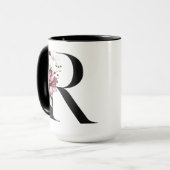 イニシャル入りレターR マグカップ (正面左)