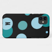 イニシャル入りレトロドット Case-Mate iPhoneケース (裏面(横))