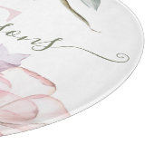 イニシャル入り花柄カッティングボード カッティングボード (角)