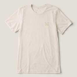 イニシャル入り オーダーメイドTシャツ トライブレンドTシャツ