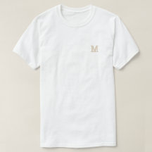 イニシャル入り オーダーメイドTシャツ