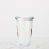 イニシャル入り コーヒー用L字デザインタンブラー アクリルタンブラー (右)