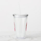 イニシャル入り コーヒー用L字デザインタンブラー アクリルタンブラー (左)