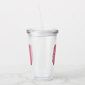 イニシャル入り コーヒー レター H モノグラム アクリルタンブラー (左)