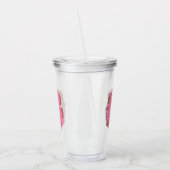 イニシャル入り コーヒー レターG モノグラム アクリルタンブラー (左)