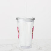 イニシャル入り コーヒー レターK モノグラム アクリルタンブラー (右)