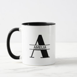 イニシャル入り 'A' マグカップ