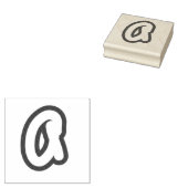 イニシャル切手 ラバースタンプ (押印)