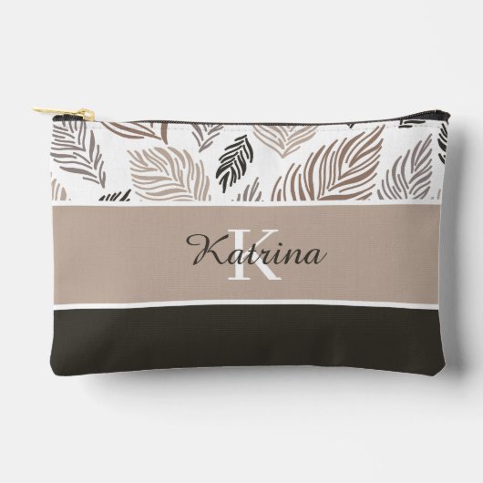 イニシャル刺繍 プリント カット&縫製 バッグ (正面)