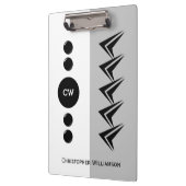 イニシャル名を白と灰色に追加 クリップボード (左)