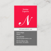 イニシャル名刺 名刺 (正面)