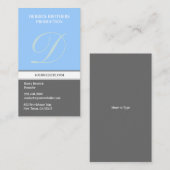 イニシャル名刺 名刺 (正面/裏面)