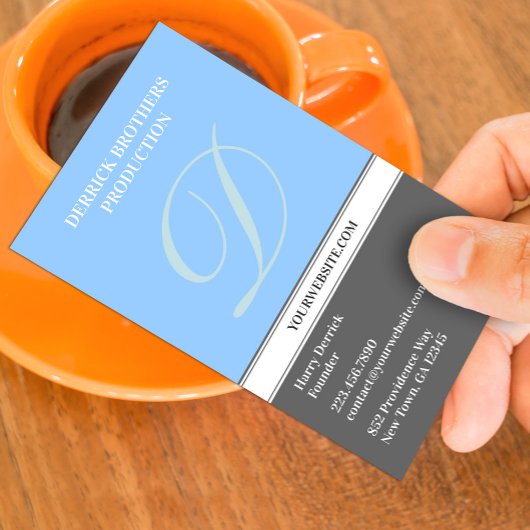 イニシャル名刺 名刺