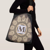 イニシャル大十字体トートバッサイケデリックグ クロスボディバッグ (クローズアップ)