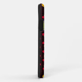 イニシャル文字を追加する水玉模様 Case-Mate iPhoneケース (裏面/右)