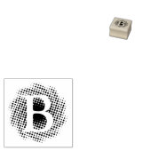 イニシャル文字カスタム ラバースタンプ (押印)