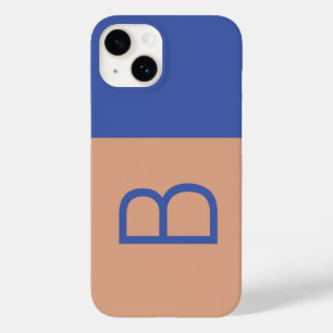 イニシャル文字モノグラムモダンColorblock Case-Mate iPhone 14ケース