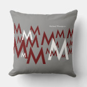 イニシャル文字/フルネームカスタマイズ クッション (正面)
