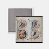 イニシャル文字'B' Beatus vir -賛美は、 マグネット (正面/裏面)