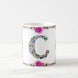 イニシャル文字C コーヒーマグカップ