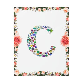 イニシャル文字C メタルプリント