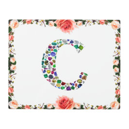 イニシャル文字C メタルプリント