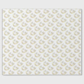 イニシャル文字Gモノグラムパーソナライズされたラップ ラッピングペーパー (フラット)