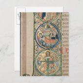 イニシャル文字'I'プリンシピオ ポストカード (正面/裏面)