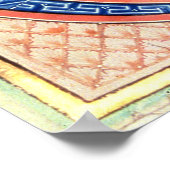 イニシャル文字'V' Visio Abdie ポスター (角)