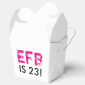 イニシャル誕生日テイクアウトお気に入りボックス フェイバーボックス (オープン)