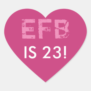 イニシャル誕生日ハートシール ハートシール