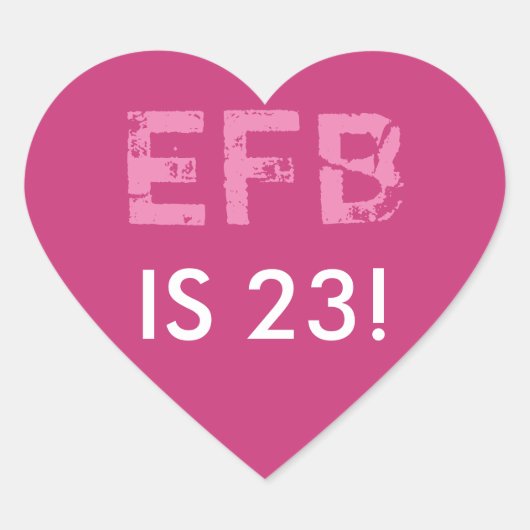 イニシャル誕生日ハートシール ハートシール (正面)