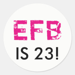 イニシャル誕生日ラウンドシール ラウンドシール