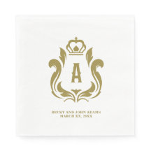 イニシャル金ゴールド紋