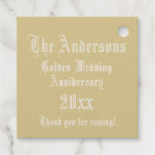 イニシャルＡのイルミネーション入りモノグラム 結婚記念日 フェイバータグ (裏面)