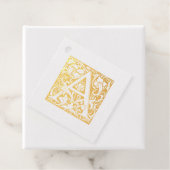 イニシャルＡのイルミネーション入りモノグラム 結婚記念日 フェイバータグ (箱)