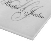 「イニシャル」ガラス製カッティング/キャラクターボード カッティングボード (角)