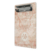 イニシャル |ガーネット緯糸 ミニクリップボード (アングル2)