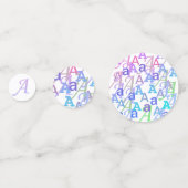 イニシャル コンフェッティ "A" (正面)
