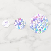 イニシャル コンフェッティ "A" (裏面)