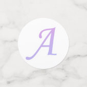 イニシャル コンフェッティ "A" (スモール正面)