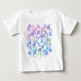 イニシャル コンフェティ "A" ベビーTシャツ