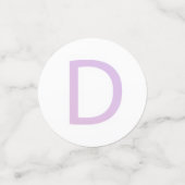 イニシャル コンフェティ "D" コンフェッティ (スモール正面)