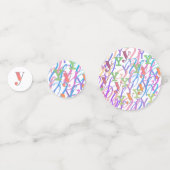 イニシャル コンフェティ "Y" コンフェッティ (裏面)