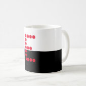 イニシャル コーヒーマグカップ (正面右)