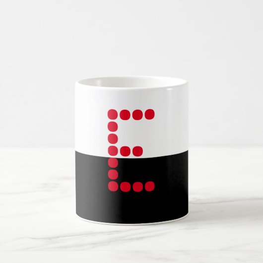 イニシャル コーヒーマグカップ (中央)