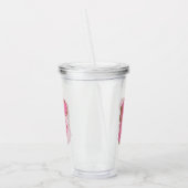 イニシャル コーヒー F モノグラム アクリルタンブラー (左)