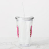 イニシャル コーヒー W モノグラム アクリルタンブラー (左)