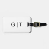 イニシャル&シティズホームラゲッジタグ ラゲッジタグ (正面横)