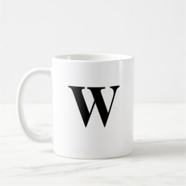 イニシャル&ネームパーソナライズされたコーヒーマグ コーヒーマグカップ